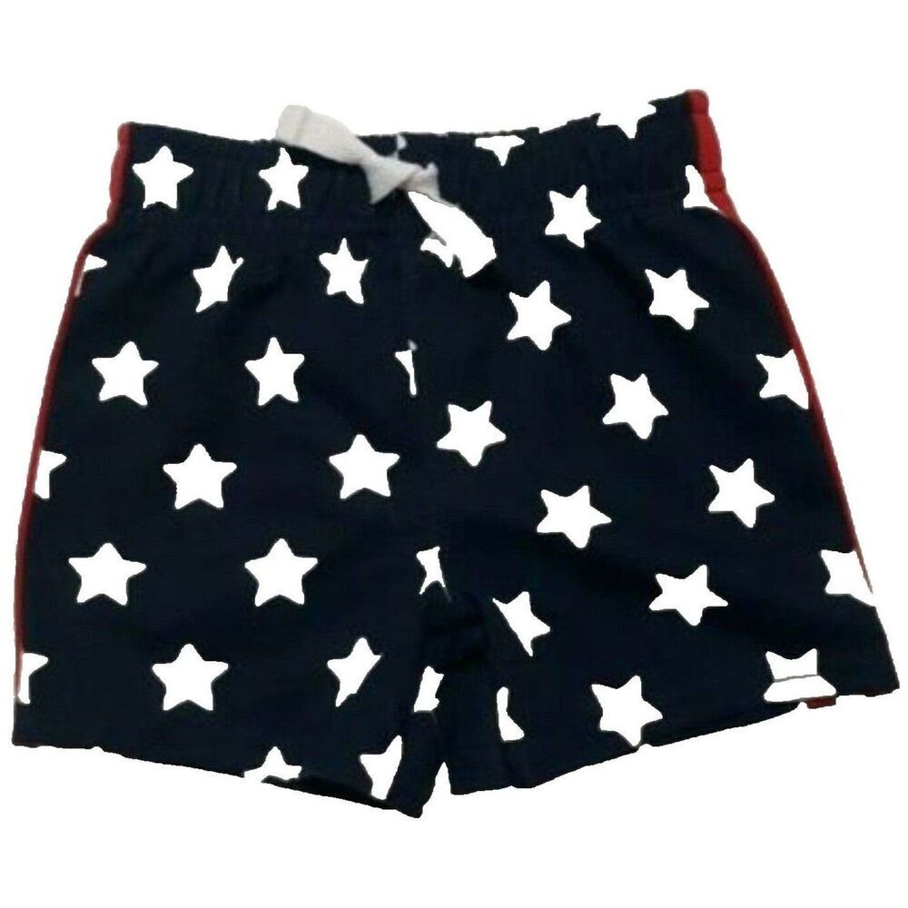 Way To Celebrate Americana Baby & Toddler Stars Stripes Patriotic Shorts 12 mo